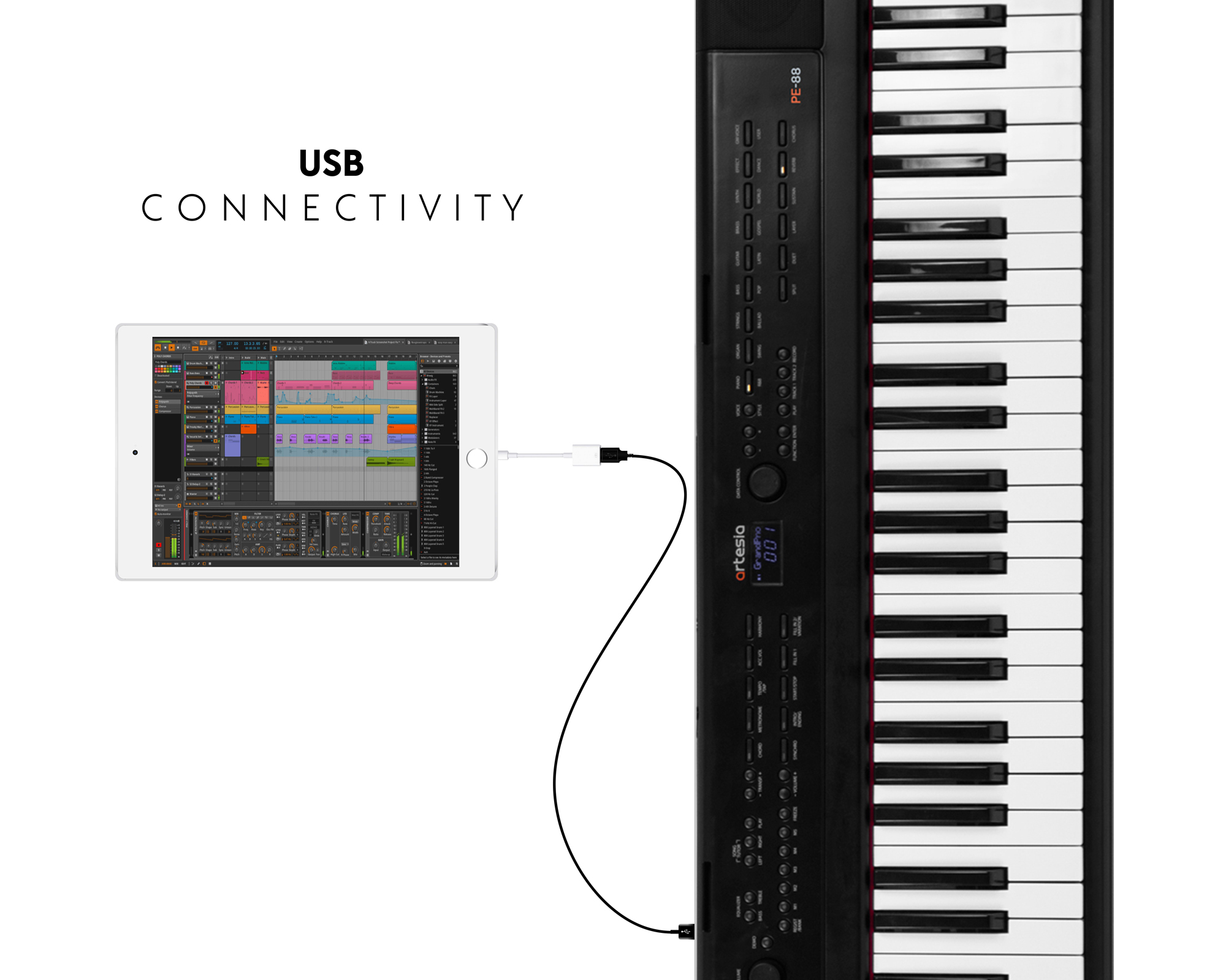 PE-88 Digital Piano - Artesia Pro