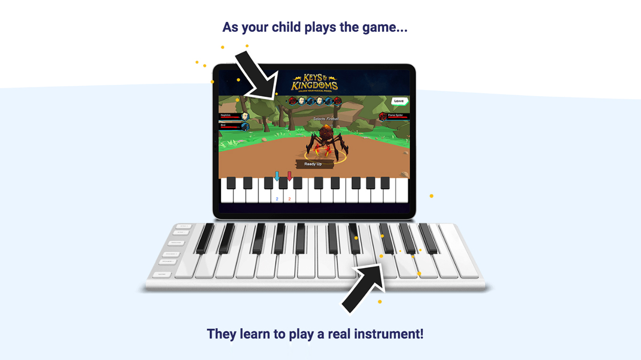 Online Piano Game: Making piano lessons into a game