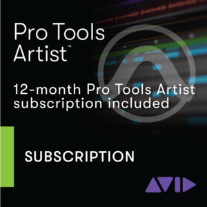 Pro Tools Artist 12-month subscription includedd