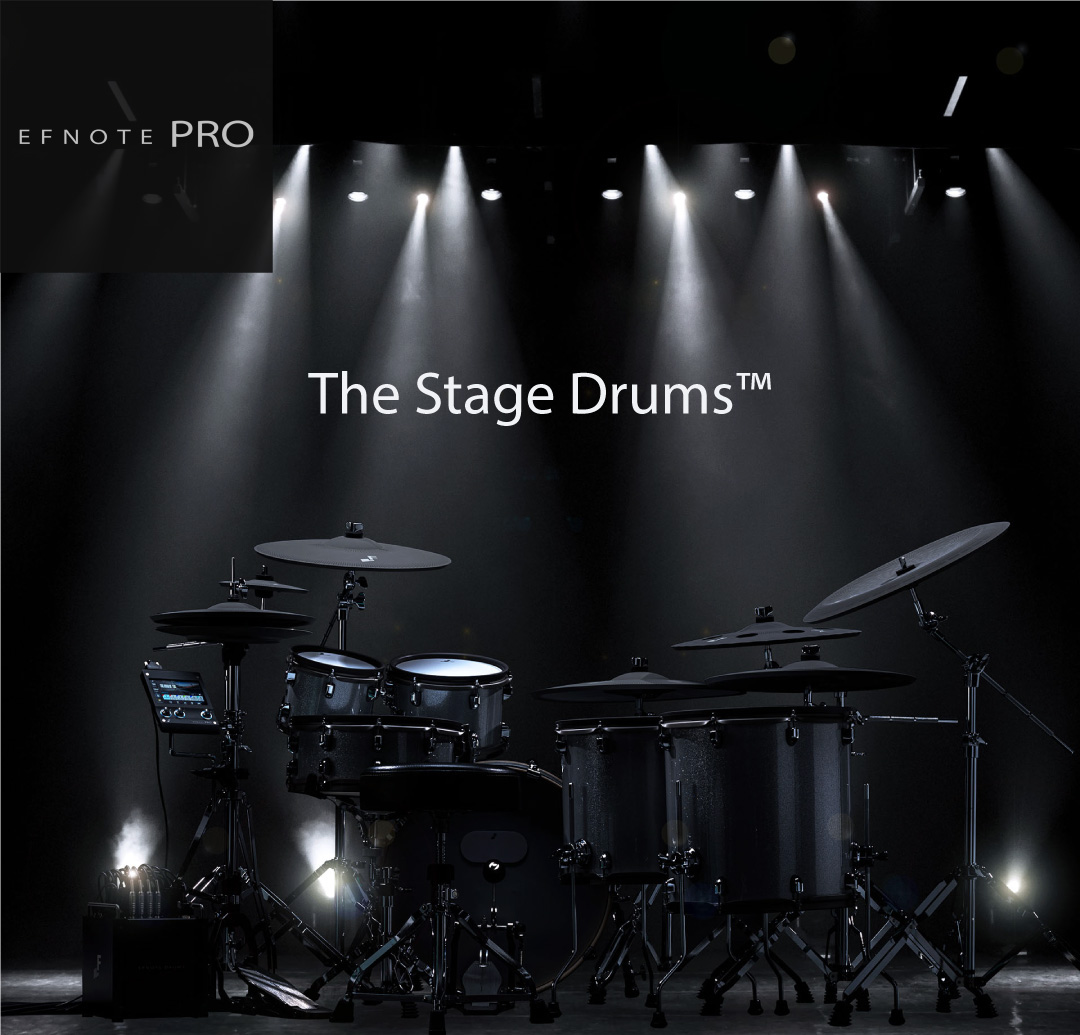 EFNOTE PRO The Stage Drums™ player stage view