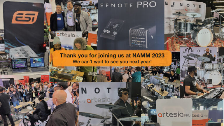 Thank you for joining us at NAMM 2023! [image collage]